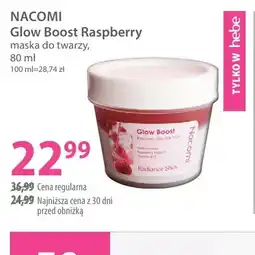Hebe Glow Boost Raspberry maska do twarzy Nacomi oferta