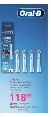 Hebe Końcówki do szczoteczki elektrycznej dla dzieci iO Kids Disney Stitch Oral-B oferta