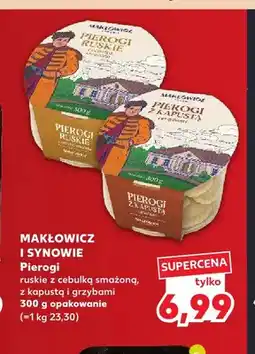 Kaufland Pierogi ruskie z cebulką smażoną Makłowicz i Synowie oferta
