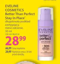 Hebe Długotrwały podkład zastygający Better Than Perfect Stay In Place Eveline Cosmetics oferta