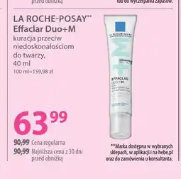 Hebe Kuracja przeciw niedoskonałościom do twarzy Effaclar Duo+M La Roche-Posay oferta