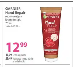Hebe Regenerujący krem do rąk Hand Repair Garnier oferta