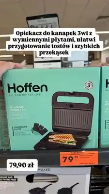 Biedronka Opiekacz do kanapek Hoffen 3 w 1 oferta