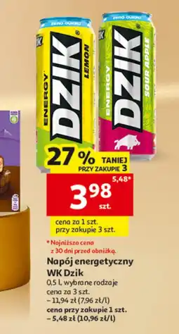 Auchan Napój energetyczny WK Dzik oferta