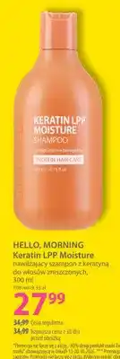 Hebe Nawilżający szampon z keratyną do włosów zniszczonych Keratin LPP Moisture Hello, Morning oferta