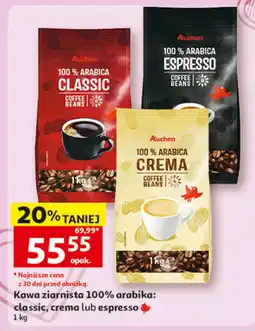 Auchan Kawa ziarnista Espresso oferta