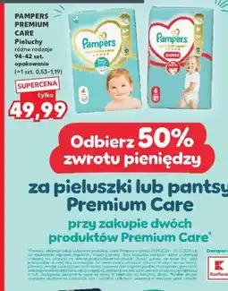 Kaufland Pieluchy Pampers Premium Care oferta