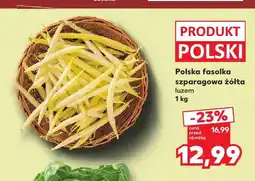Kaufland Fasolka szparagowa żółta polska oferta
