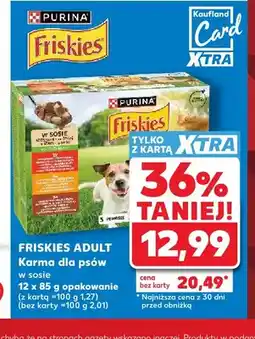 Kaufland Karma dla psów w sosie Friskies Adult 12-pak oferta