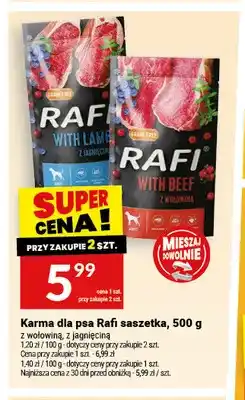 Twój Market Karma dla psa Rafi saszetka z jagnięciną oferta