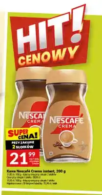 Twój Market Kawa rozpuszczalna Nescafé Crema instant oferta