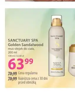 Hebe Mus-olejek do ciała Golden Sandalwood Sanctuary Spa oferta