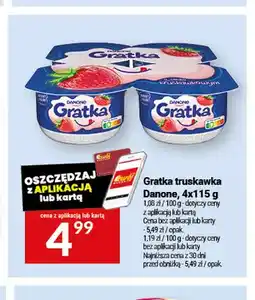 Twój Market Gratka truskawka Danone 4-pak oferta