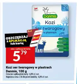Twój Market Kozi ser twarogowy w plastrach Danmis oferta