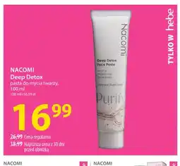 Hebe Deep Detox pasta do mycia twarzy Nacomi oferta