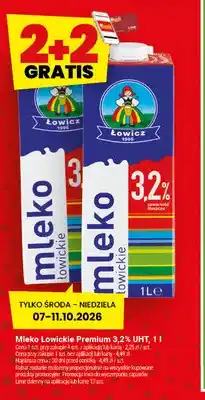 Twój Market Mleko UHT Łowickie Premium 3,2% oferta