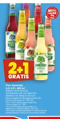 Twój Market Piwo Somersby Blueberry Lemon Light 4,0% oferta