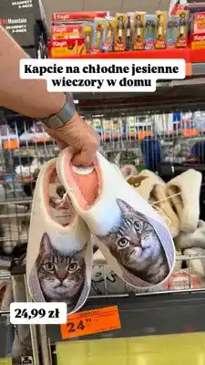 Biedronka Kapcie damskie Emotki oferta