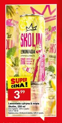Twój Market Lemoniada cytryna & mięta Skolim oferta