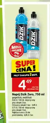 Twój Market Napój Dzik Zero grapefruit oferta