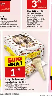 Twój Market Lody ciepłe o smaku śmietankowym oferta