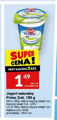 Twój Market Jogurt naturalny Primo Zott oferta