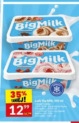 Twój Market Lody Big Milk oferta