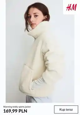 H&M Warming teddy sports jacket H & M oferta