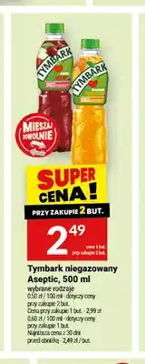 Twój Market Napój Tymbark niegazowany Aseptic jabłko mięta oferta