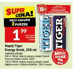 Twój Market Napój Tiger Energy Drink Zero Sugar oferta