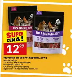 Twój Market Przysmak dla psa Pet Republic Duck Breasts Jerky oferta