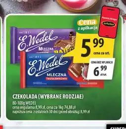 Arhelan Czekolada mleczna truskawkowa E.Wedel oferta