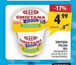 Arhelan Śmietana Polska Mlekovita 18% oferta