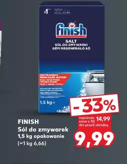 Kaufland Sól do zmywarki Finish oferta