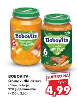 Kaufland Obiadek dla dziecka BoboVita oferta