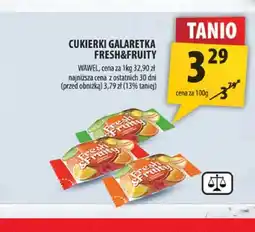 Arhelan Cukierki galaretka Fresh & Fruity Wawel oferta