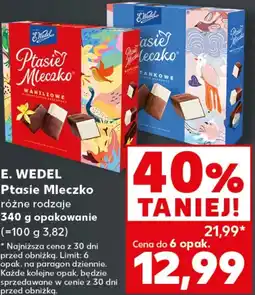 Kaufland Ptasie Mleczko E. Wedel oferta