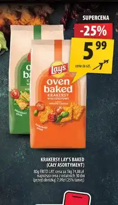 Arhelan Krakersy Lay's Baked o smaku pomidora z bazylią oferta