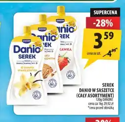 Arhelan Serek Danio w saszetce Danone oferta