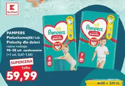 Kaufland Pieluchomajtki Pampers oferta