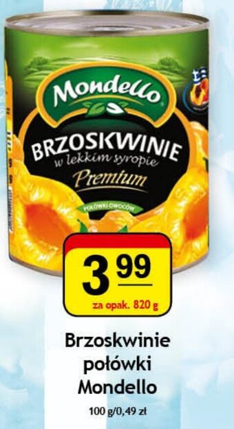 Brzoskwinie połówki Mondello 820g