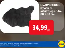 Lidl LIVARNO HOME Dywan ze sztucznego futra, 60 × 90 cm oferta
