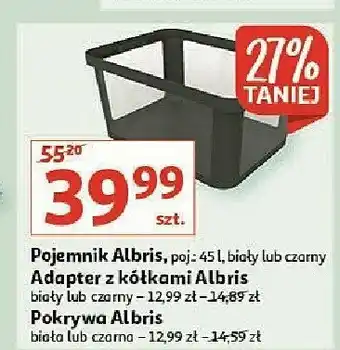 Auchan Adapter z kółkami albris biały 1 SZT oferta