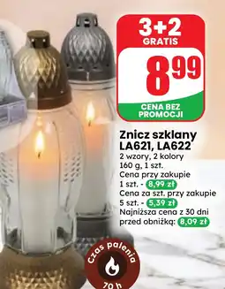 Dino Znicz szklany oferta