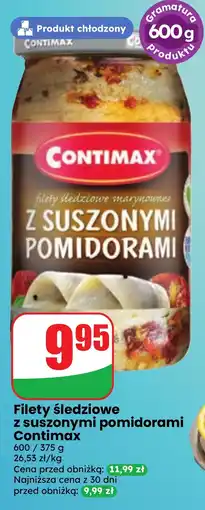 Dino Filety śledziowe z suszonymi pomidorami Contimax oferta