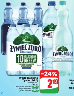 Dino Woda źródlana Żywiec Zdrój oferta