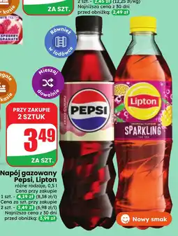 Dino Napój gazowany Pepsi, Lipton oferta