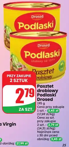 Dino Pasztet drobiowy Podlaski Drosed oferta