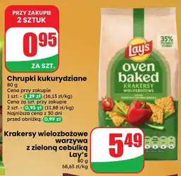 Dino Krakersy wielozbożowe warzywa z zieloną cebulką Lay's oferta