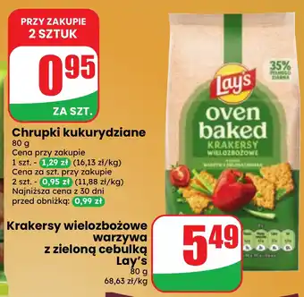Krakersy wielozbożowe warzywa z zieloną cebulką Lay's